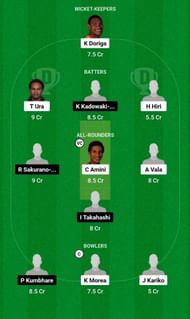PNG vs JPN Dream11 Fantasy Tip - Head to Head League